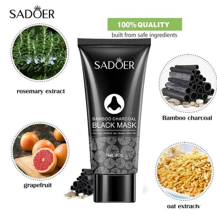 ماسك الفحم الأسود لتنقية البشرة وإزالة الرؤوس السوداء