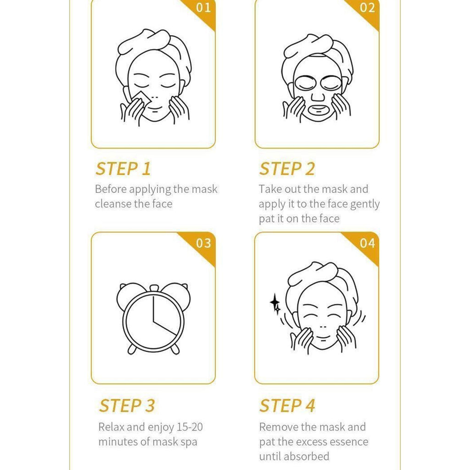 قناع الأرز الياباني الفاخر ترطيب وتفتيح فوري