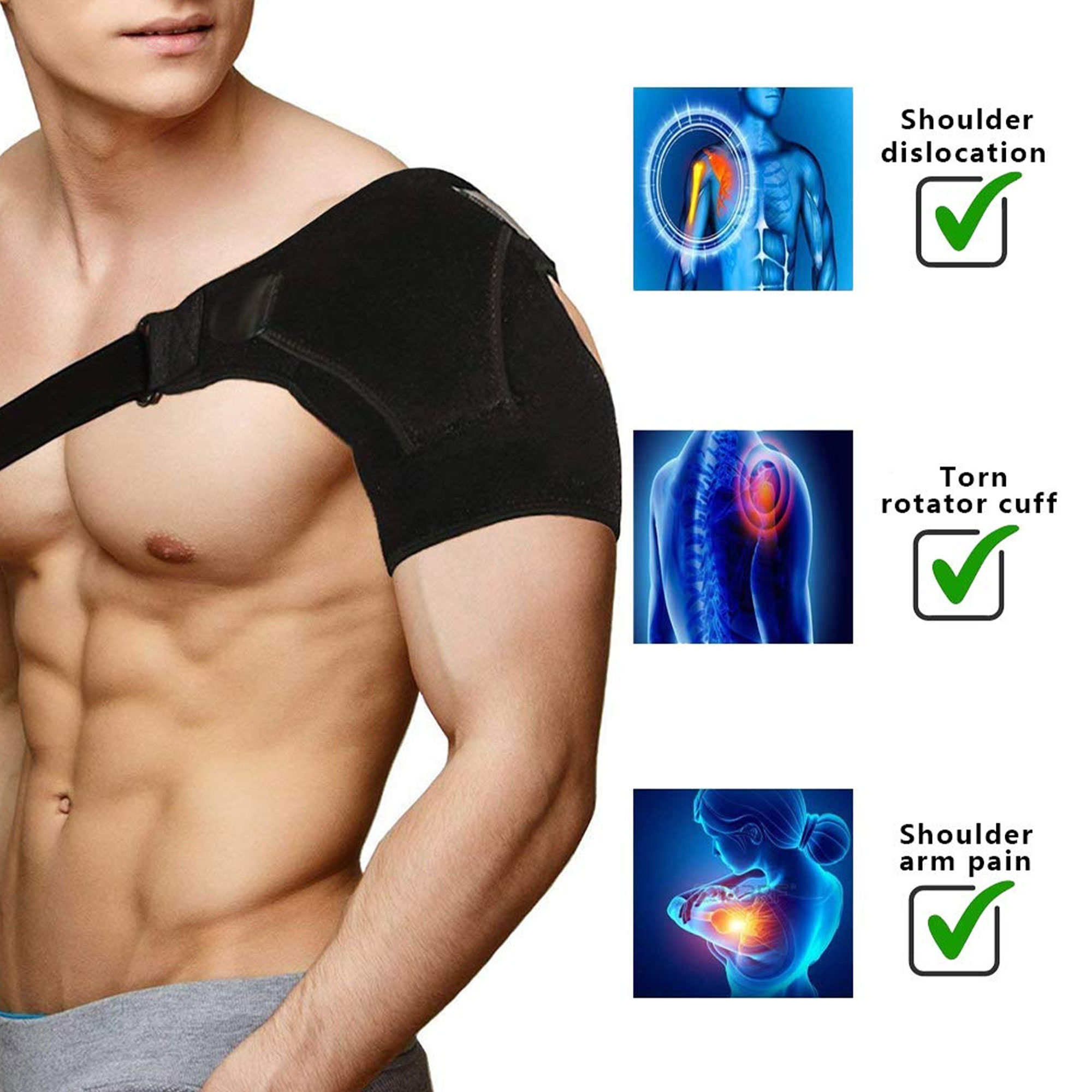 دعامة تدليك آلام الكتف بالحرارة