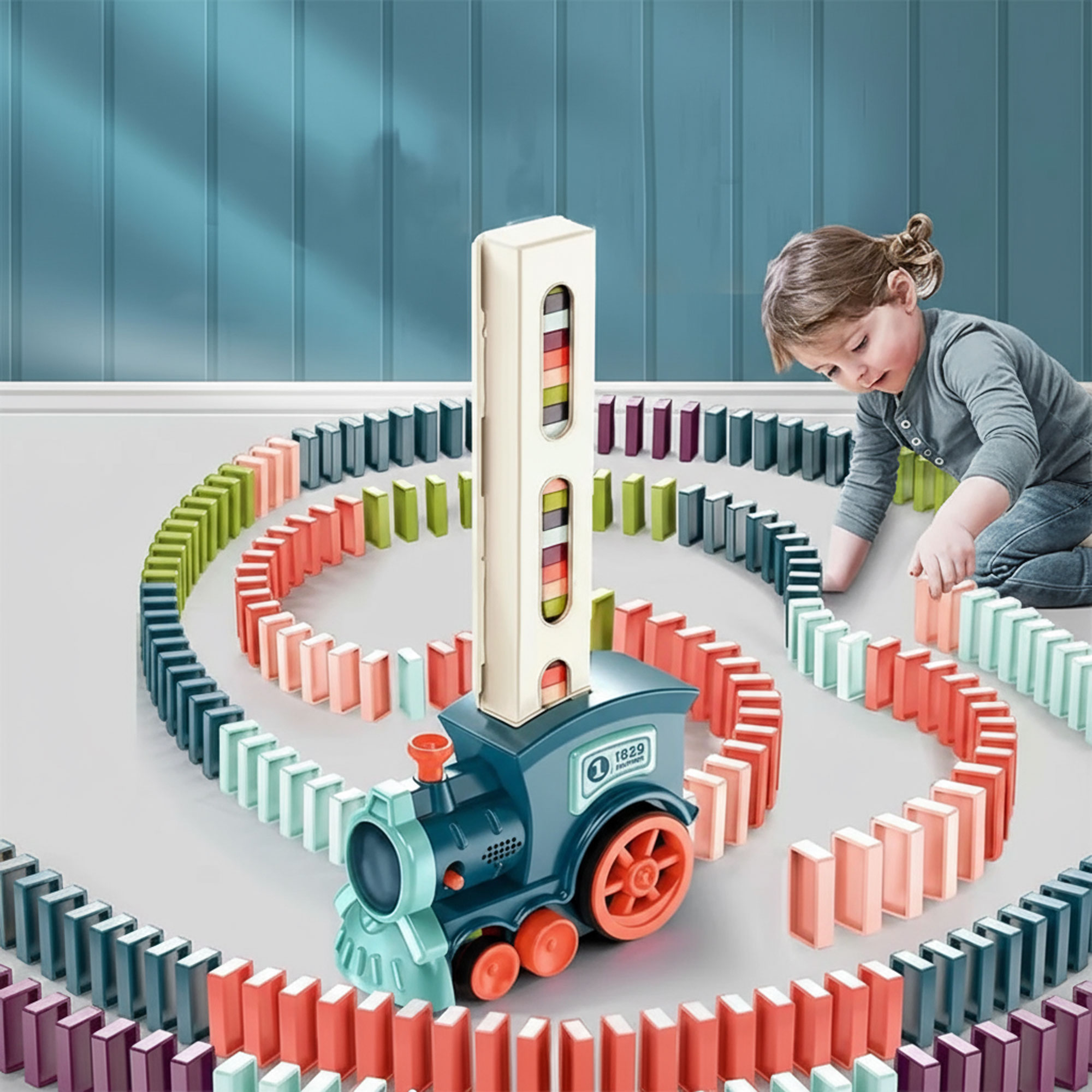 لعبة قطار دومينو