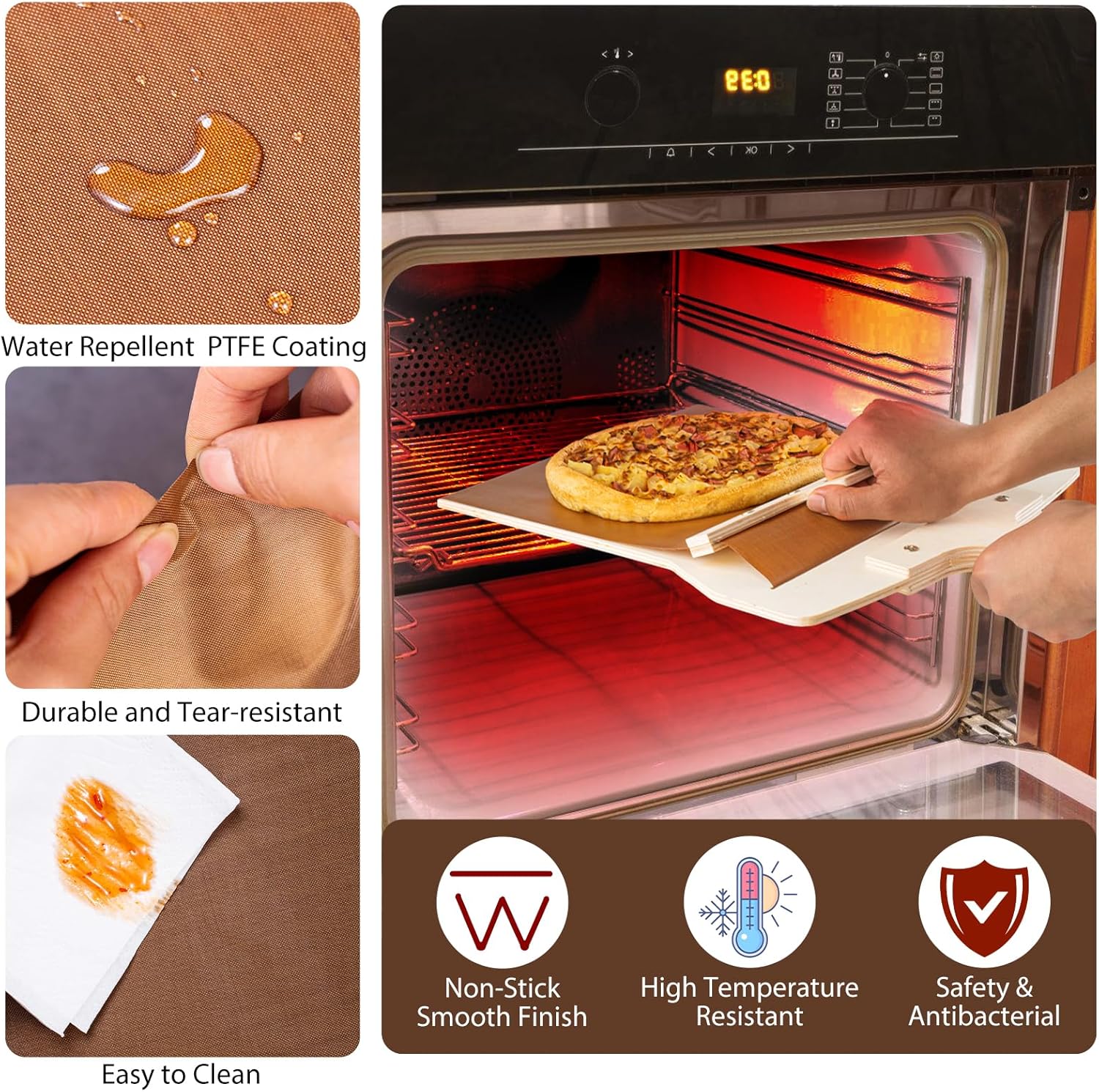 لوح بيتزا خشبي