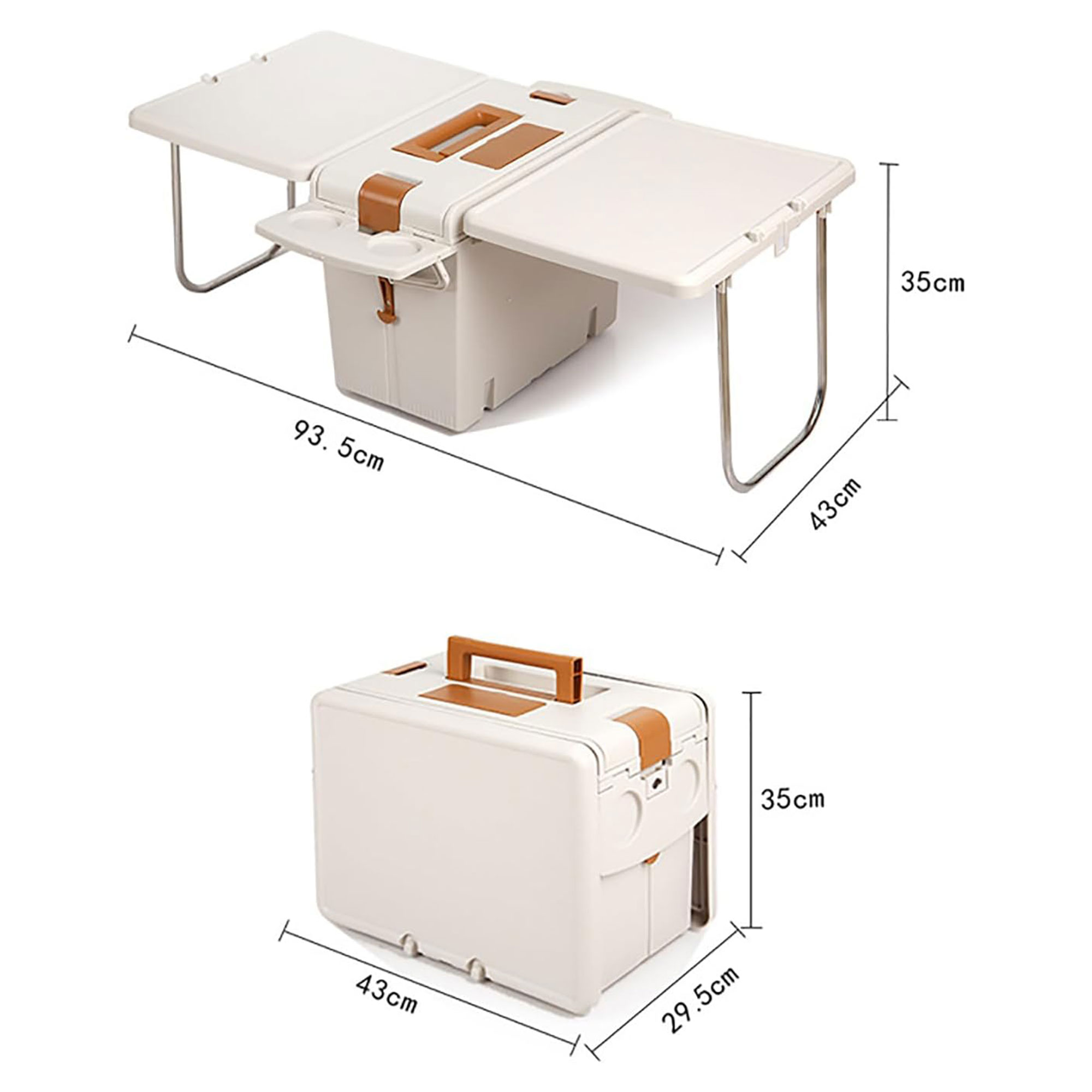 2x1 ثلاجة و ترابيزة قابلة للطي