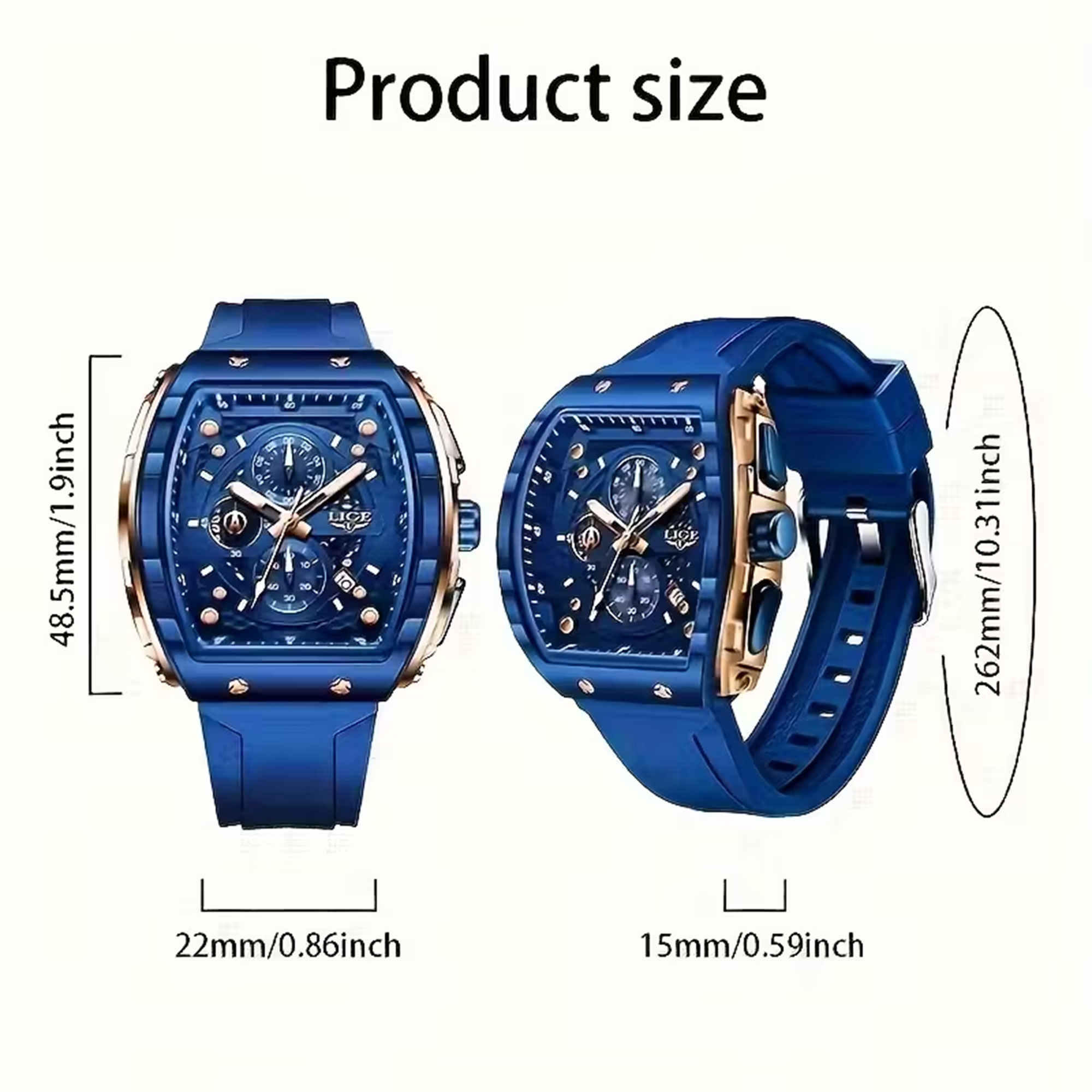 ساعة LIGE عالية الجودة