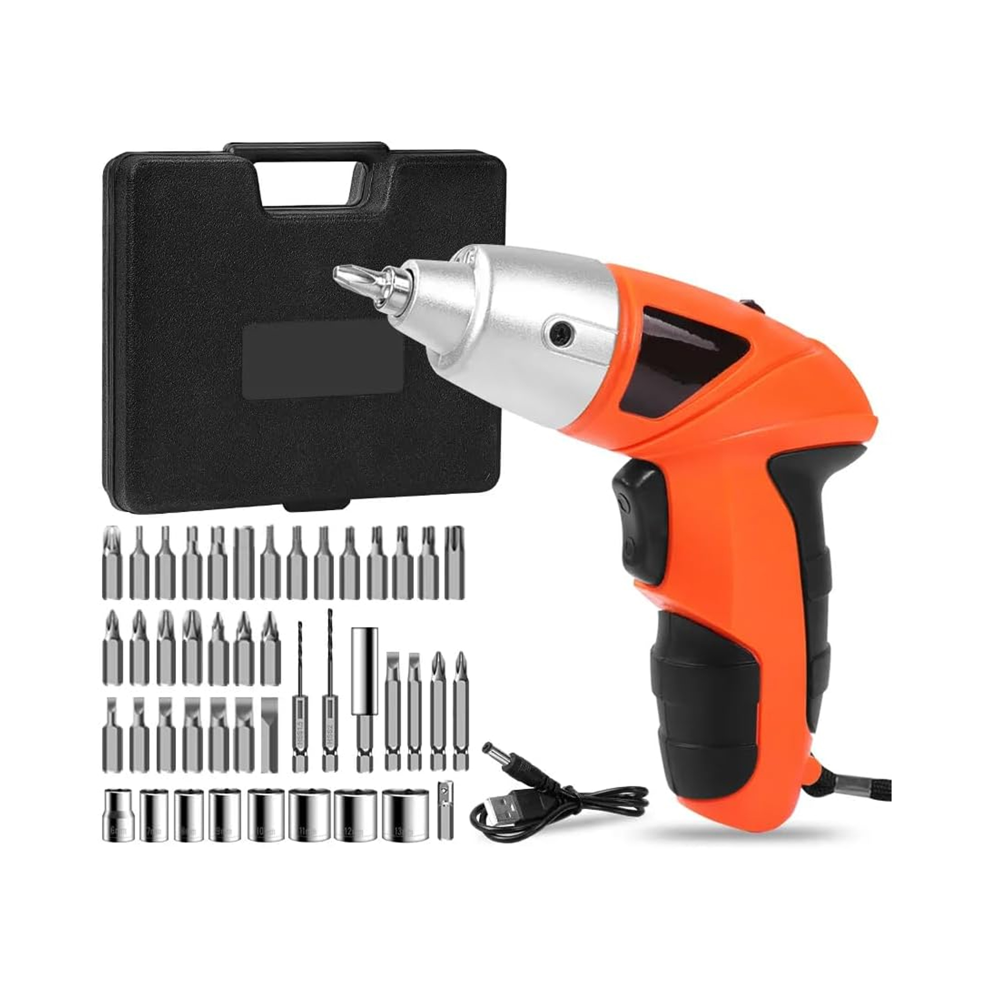 • مفك كهربائي لاسلكي 45 قطعة من دينيكس بضمان عامين