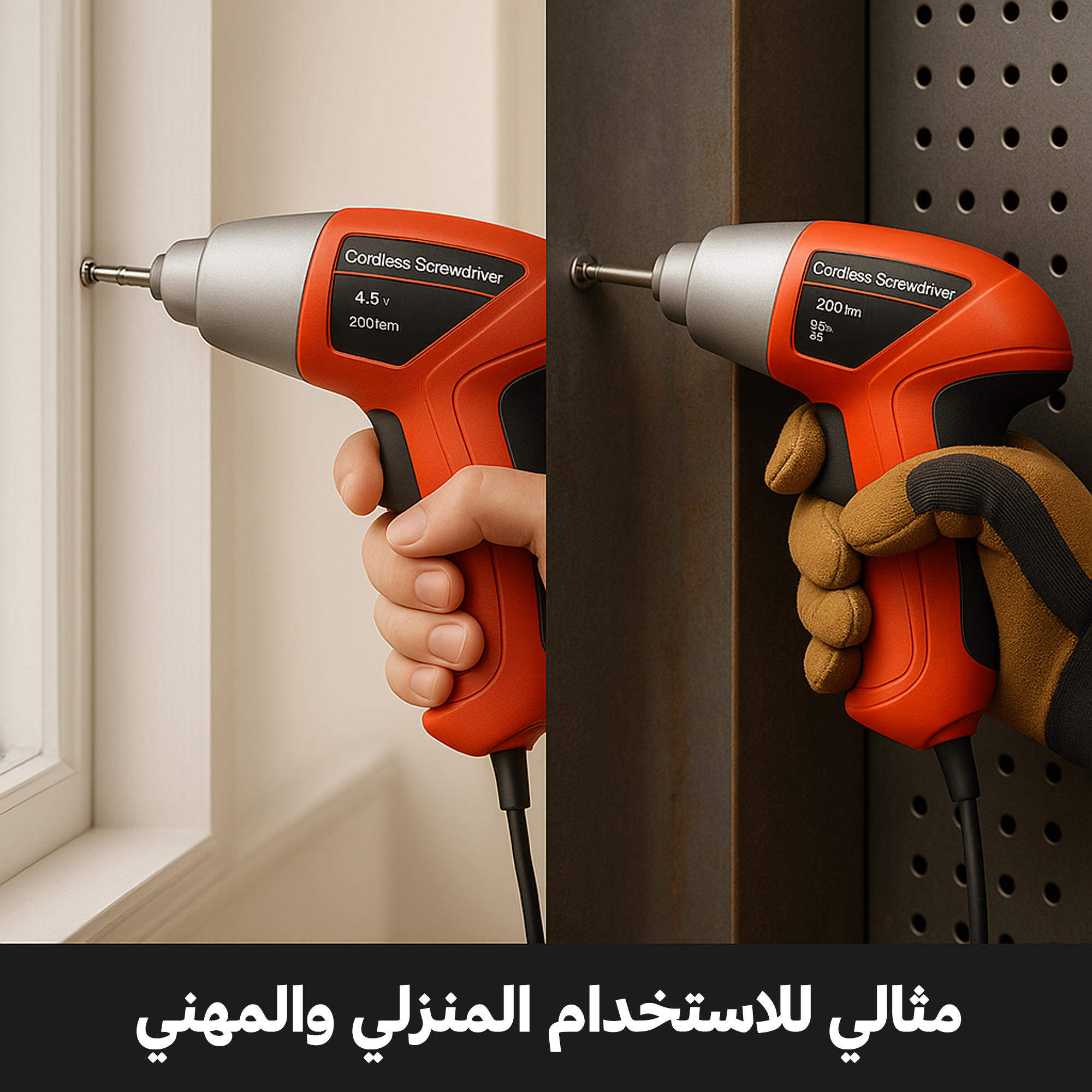 • مفك كهربائي لاسلكي 45 قطعة من دينيكس بضمان عامين