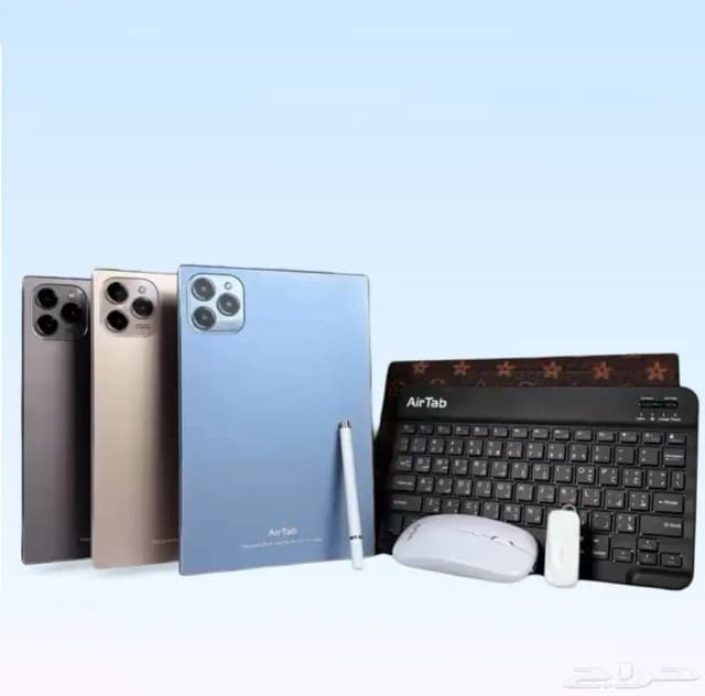 تابلت ايرتاب A16 Pro Max مزود بكيبورد وماوس وقلم ذاكرة 1 تيرا + سماعة هدية ضمان 6 شهور