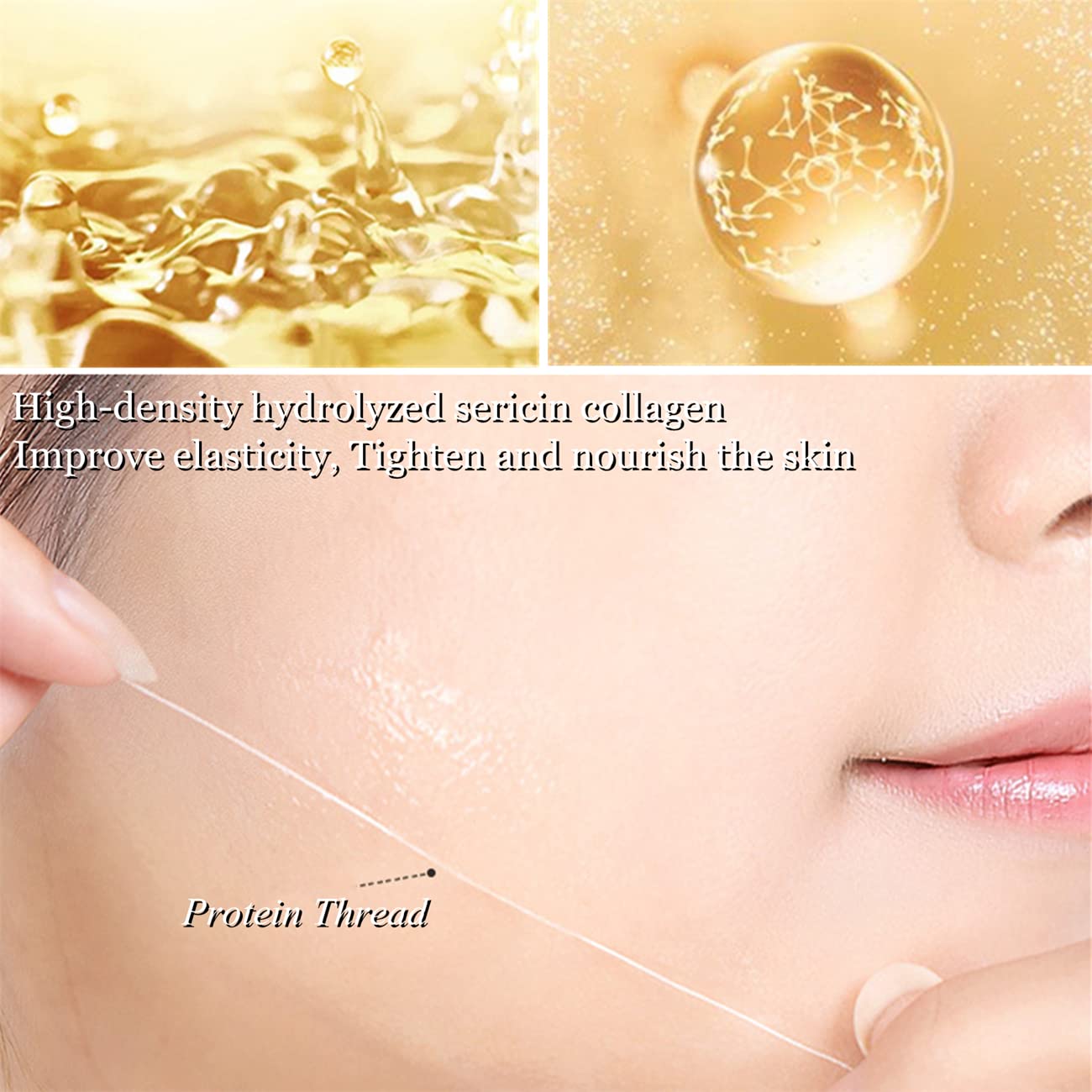 • خيوط الكولاجين الذهبي