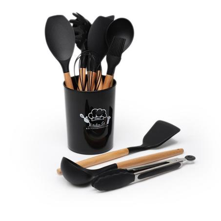 Set de 12 Ustensiles de Cuisine en Silicone