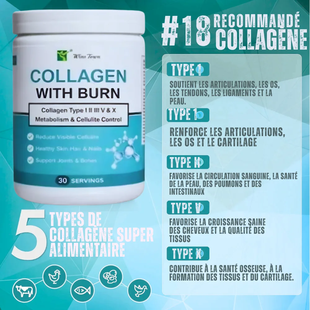 ✨CMR Collagène 5 en 1 – Effet tenseur immédiat pour une peau relâchée, améliore l’apparence jusqu’à 98% en 24h | Peau ferme + cheveux forts + ongles sains + soutien des articulations ✨ (copy)