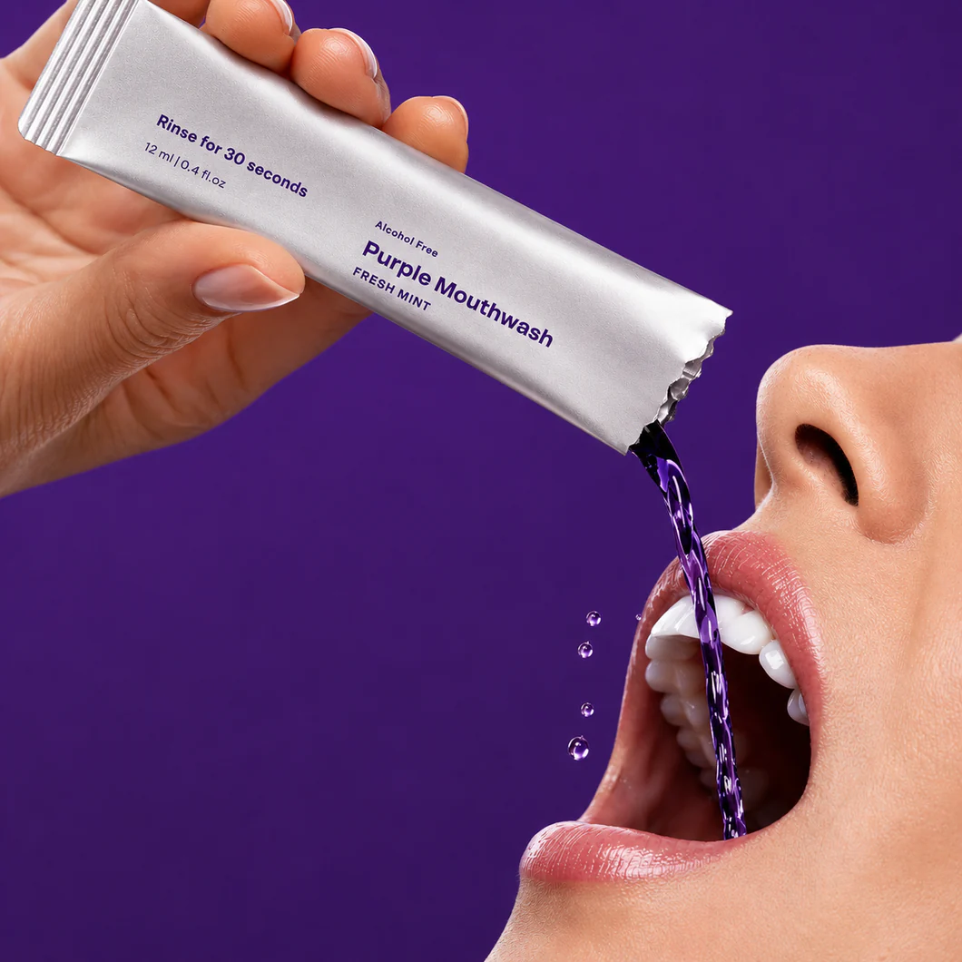✨ Purple Mouthwash Gentle Whitening Fresher Breath ✨