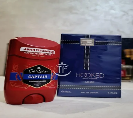 HOOKED AZURE + OLD SPICE CAPITAIN + LIVRAISON GRATUITE