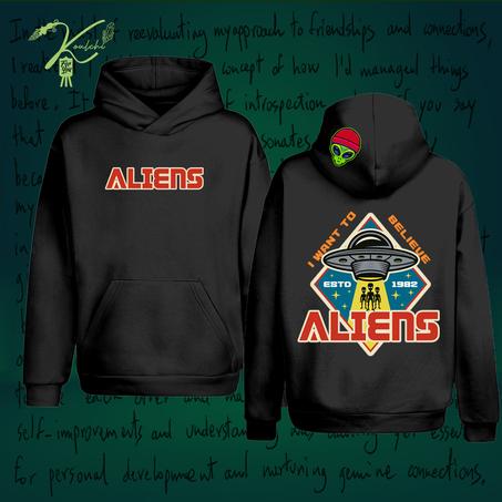 Aliens Hoodie – Soft Unisex Pullover