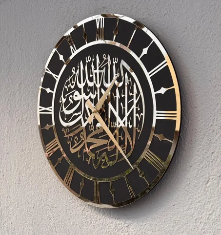 ساعة حائطية اسلامية 60 سم على 60 سم
