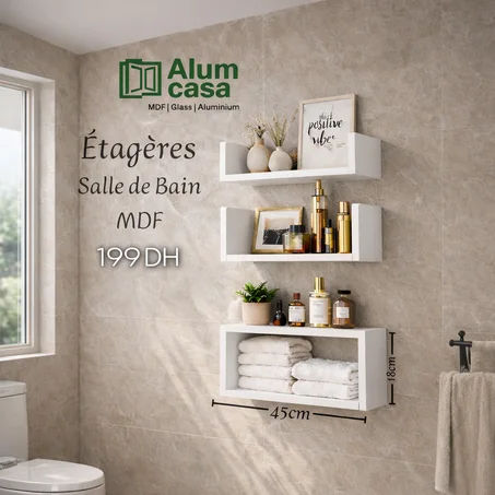 Étagères Salle de Bain 199
