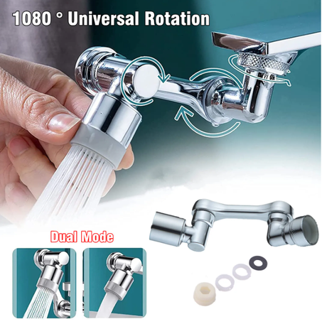 Robinet rotatif à  1080 °