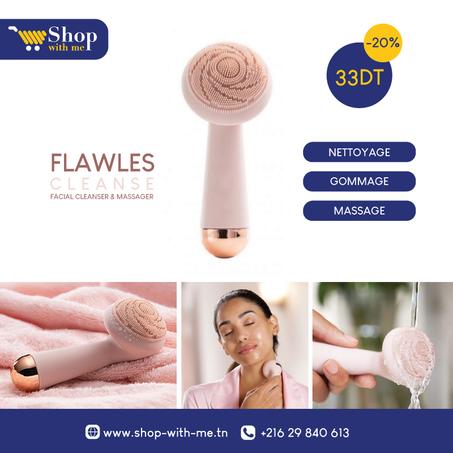 Brosse Nettoyante Electrique pour visage 2en1