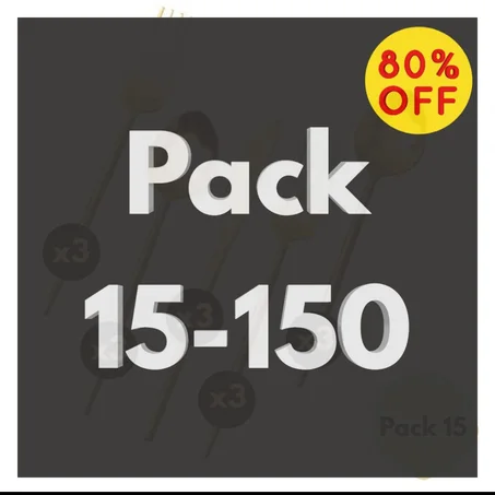 SET 15-150 (70% OFF)