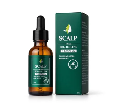 Olio Terapeutico SCALP – Il Segreto Americano per il Trattamento della Follicolite e la Crescita dei Capel