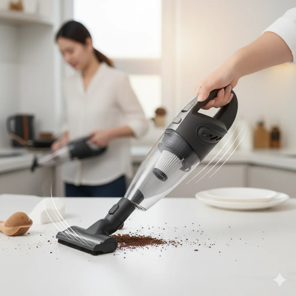 4 مكنسة كهربائية يدوية 1 في