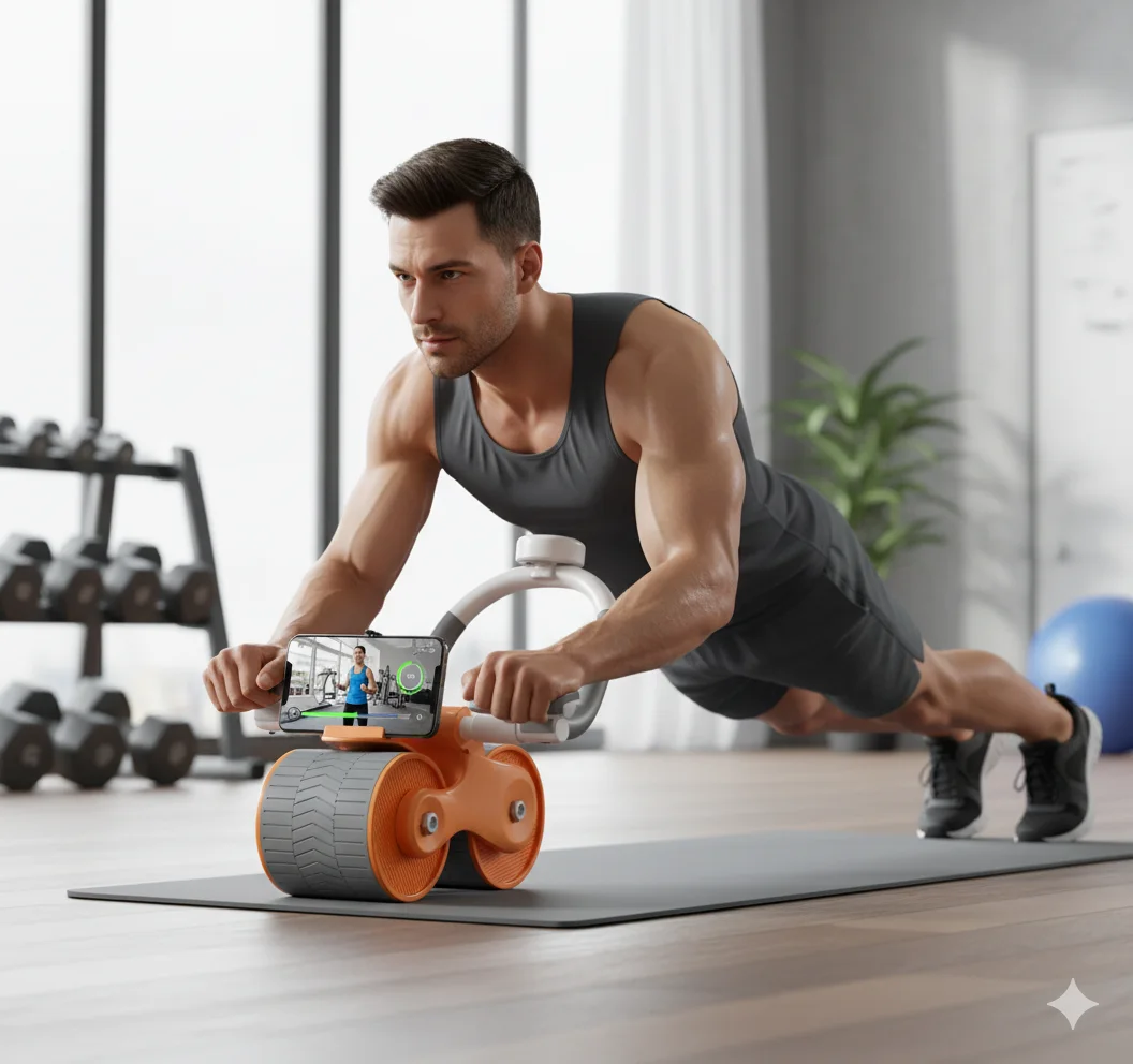 Automatic Rebound Abdominal Wheel