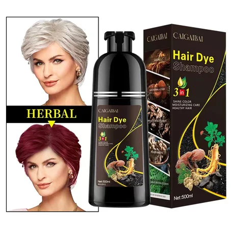 CAIGAIBAI Hair Dye Shampoo 3 en 1🤩
