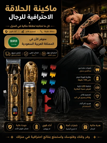 مجموعة ماكينة الحلاقة الاحترافية