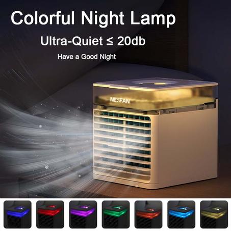 Mini climatisateur Nexfan disponible avec livraison a domicile - مكيف هواء صغير سهل الإستخدام و متعدد الوضائف للإستخدام المنزلي و العمل على سطح المكتب لاتدع الجو الحار يأتر على يومك