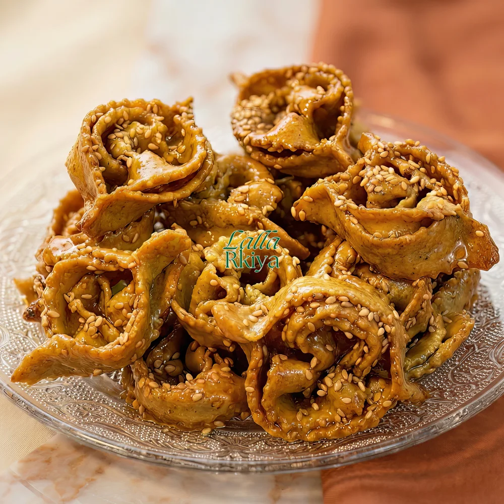 شباكية كيتو باللوز (بدون سكر وغلوتين) | Chebakia Keto Prestige (Sans Sucre & Gluten)