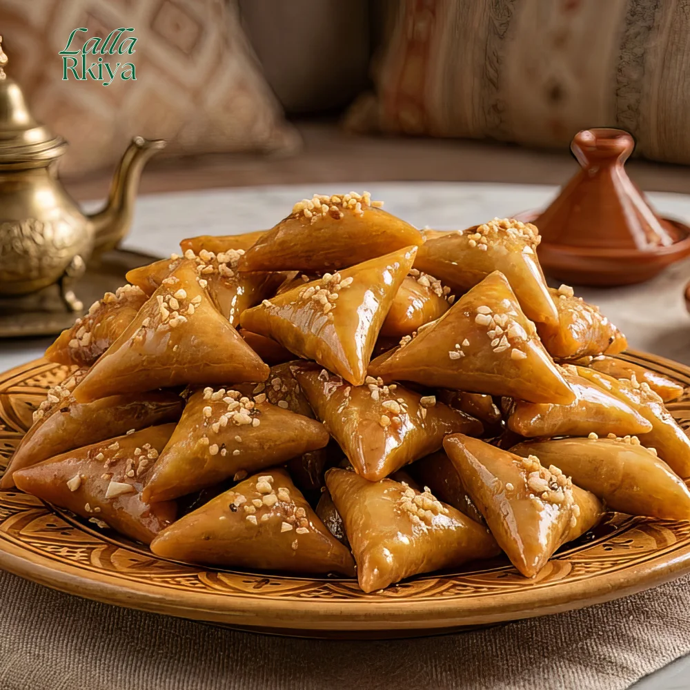 بريوات لالة رقية (هموية باللوز) | Briouates Signature (Amandes & Feuilletage Filo)