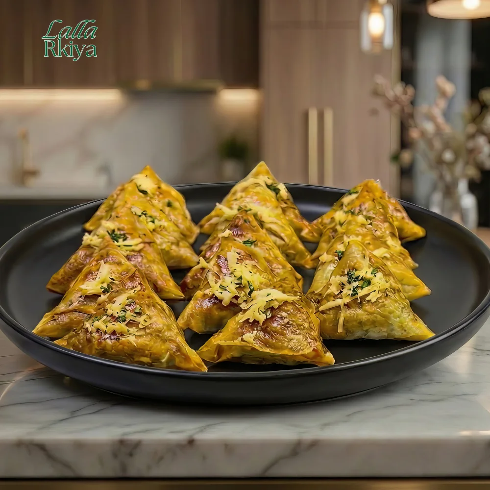 بريوات كفتة الديك الرومي والخضر (معلكين) | Briouates Kefta Dinde & Légumes Confits