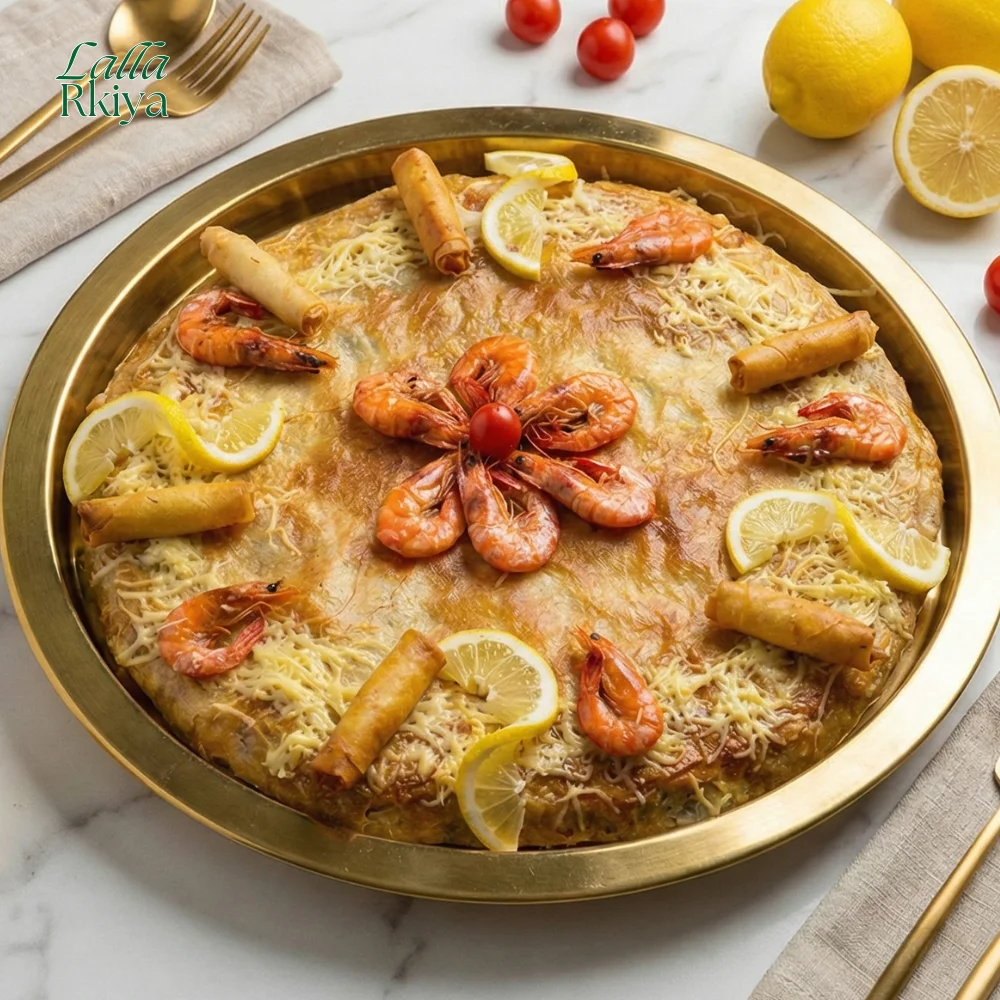 بسطيلة فواكه البحر الملكية | Pastilla aux Fruits de Mer Prestige