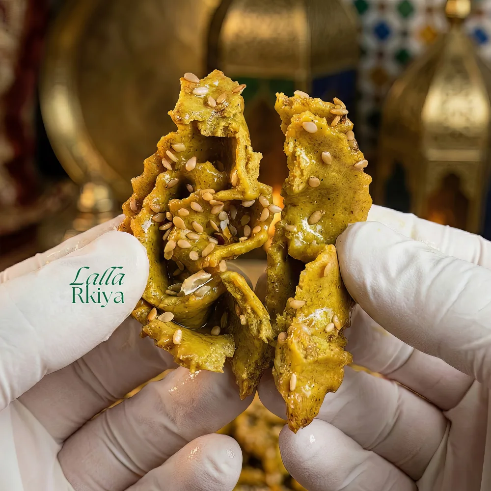 شباكية كيتو باللوز (بدون سكر وغلوتين) | Chebakia Keto Prestige (Sans Sucre & Gluten)