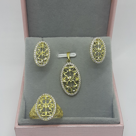 ensemble en or 18 carats