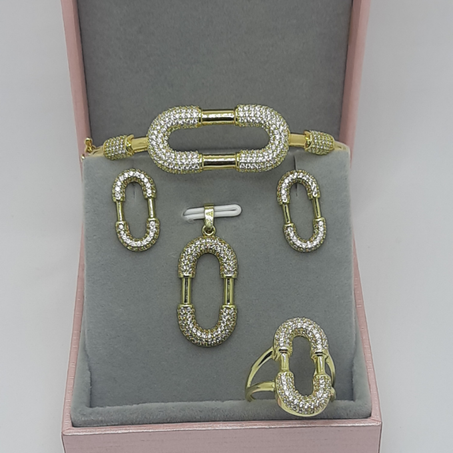 ensemble en or 18 carats