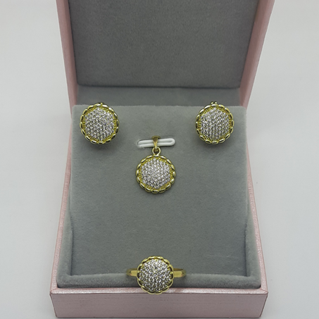 ensemble en or Y18 carats