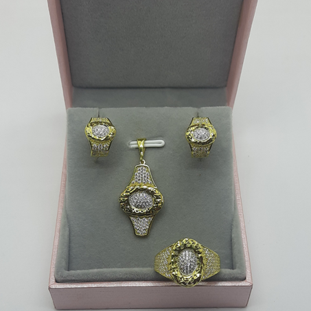 ensemble en or 18 carats