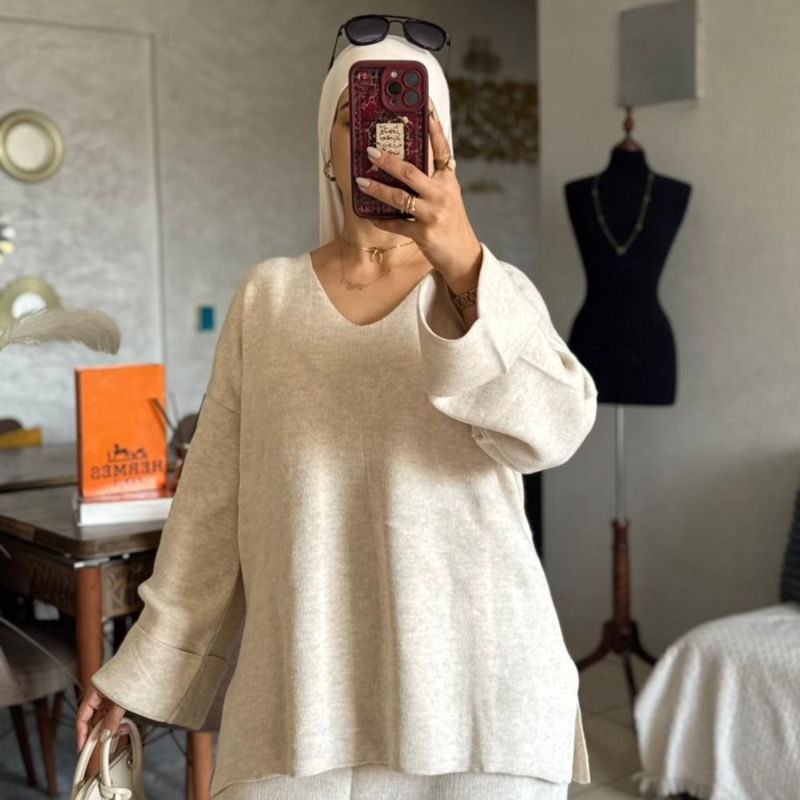 Ensemble 2 pièces jupe maille douce