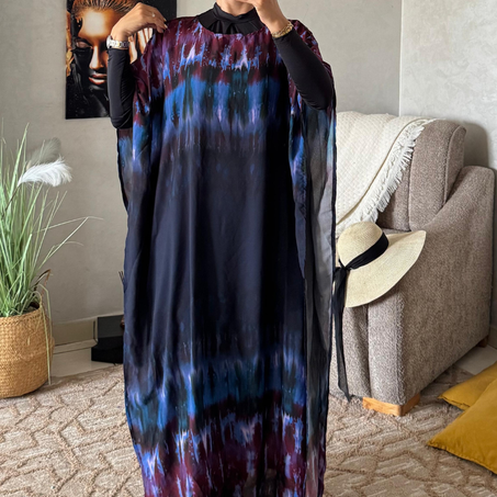🌊 Burkini 5 pièces ستايـل عبايـة 👗