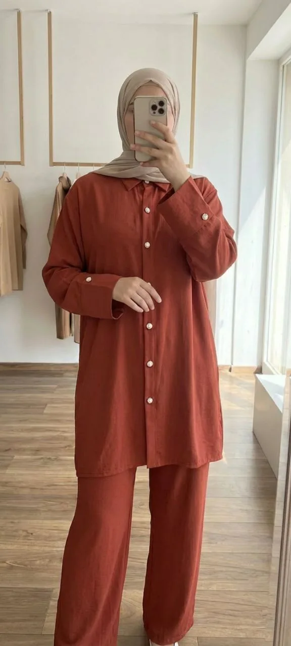 طقم الأناقة المحتشمة – راحة وأناقة فلوك واحد