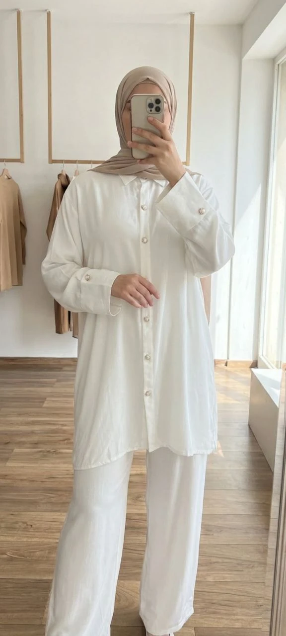 طقم الأناقة المحتشمة – راحة وأناقة فلوك واحد