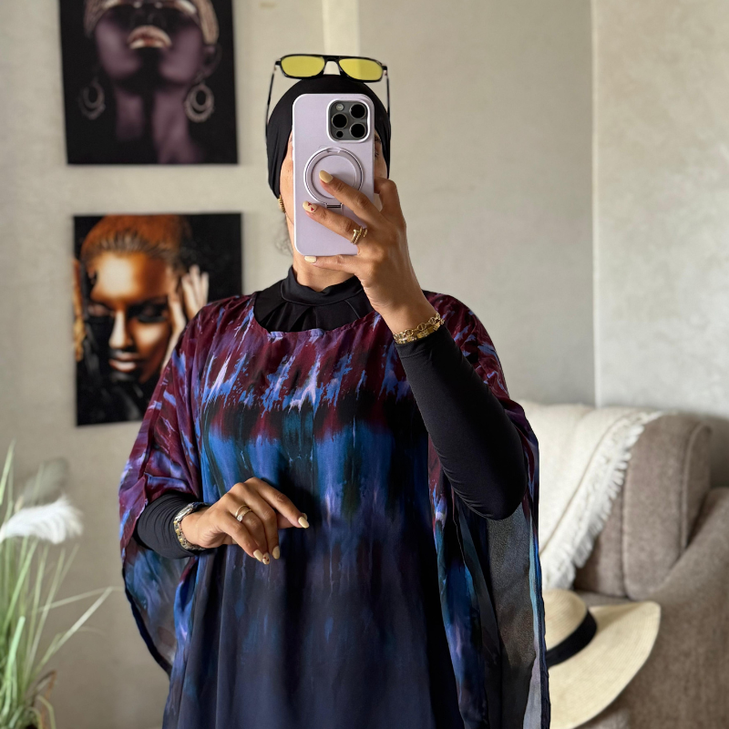 🌊 Burkini 5 pièces ستايـل عبايـة 👗