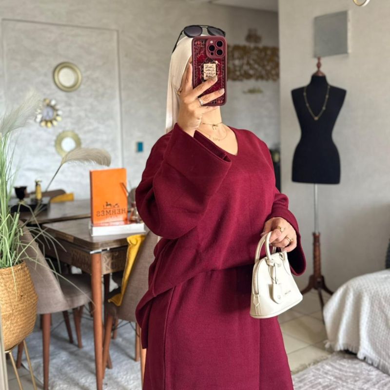 Ensemble 2 pièces jupe maille douce