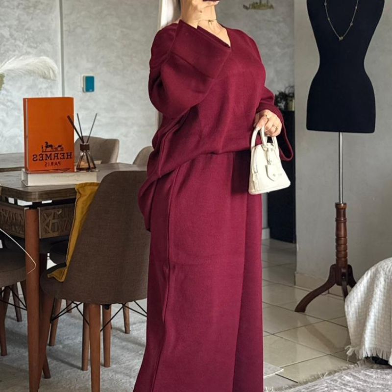 Ensemble 2 pièces jupe maille douce