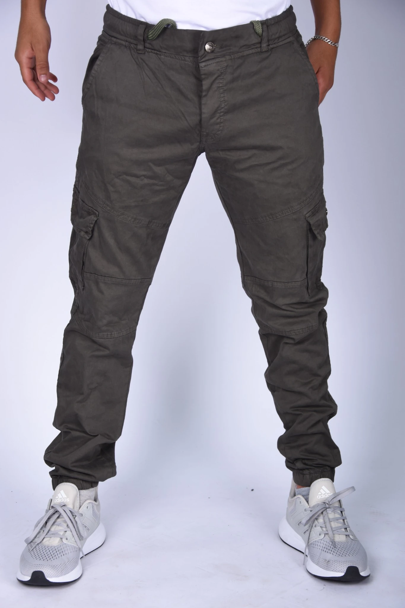 Pack de 3 Cargo en toile  (Noir+Beige+Vert Militaire)
