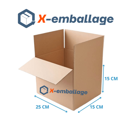 Carton 25x15x15 simple écrue