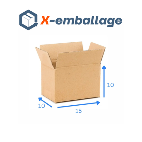 Carton 15x10x10 simple écrue