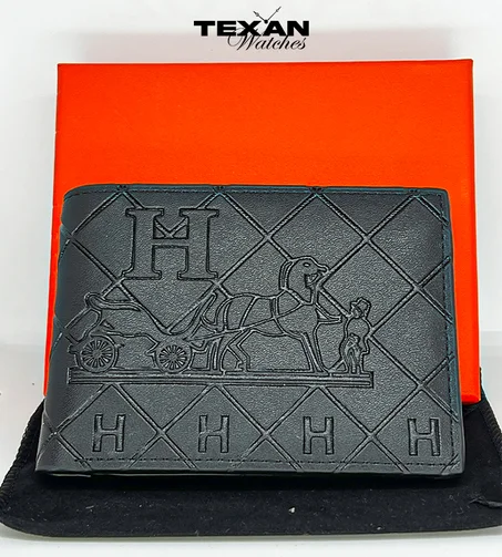Hermes Carriage Embossed Wallet