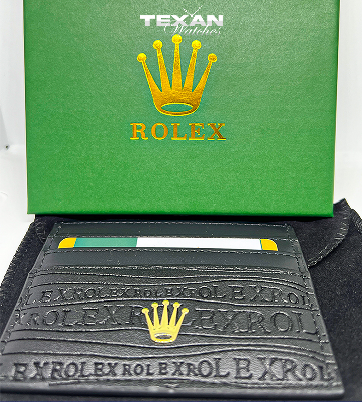 Rolex Wave Pattern Card Holder