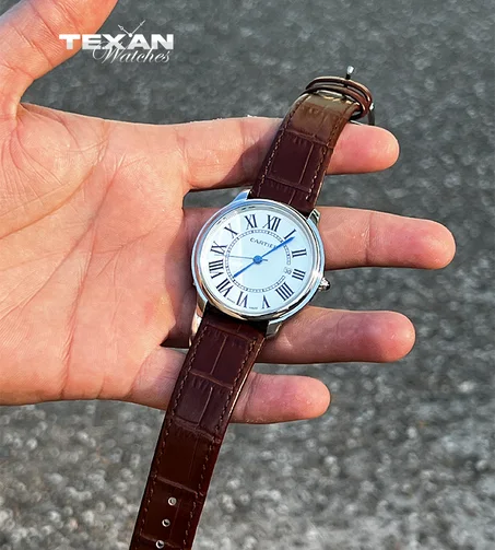 Cartier Santos cuir