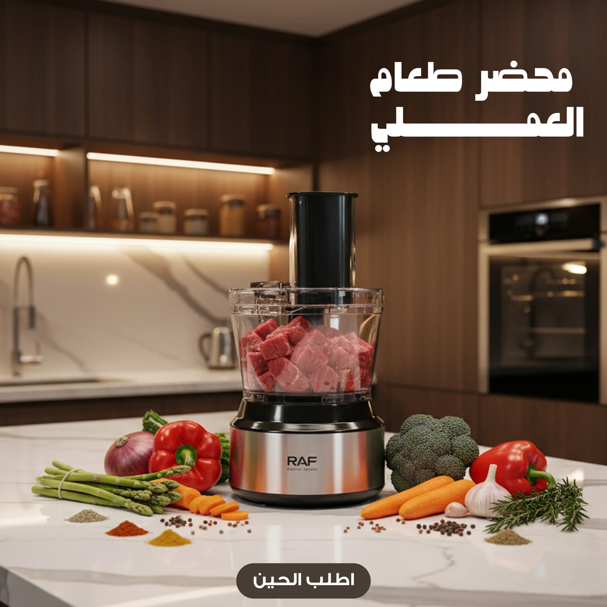 محضر طعام العملى من راف